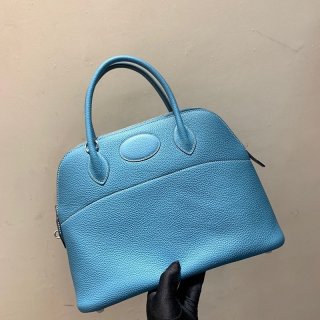 関税負担なし エルメス ボリード31 本物 エトープ シルバー金具 ero66320