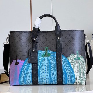 ルイヴィトン LV×YK 草間彌生 本物 ウィークエンド トートバッグ M46434