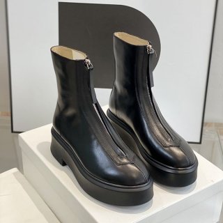秋冬大セールザロウ 本物 レザージッパーアンクルブーツ zah71768 秋冬大セールザロウ 本物 レザージッパーアンクルブーツ zah71768