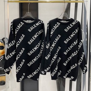 完売必至バレンシアガ 本物 Allover Logo セーター ニットウェア ブラック baf75877 完売必至バレンシアガ 本物 Allover Logo セーター ニットウェア ブラック baf75877