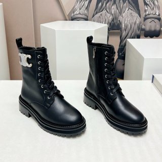 セリーヌ バルキー レースアップブーツ 本物 Ceu08314 セリーヌ バルキー レースアップブーツ 本物 Ceu08314