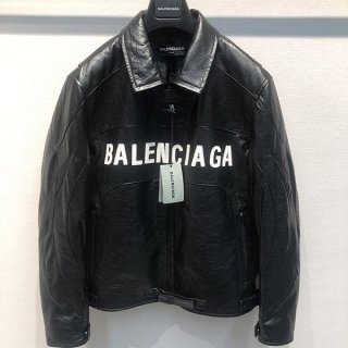 追跡付 バレンシアガ ライダース レザージャケット bay86677 追跡付 バレンシアガ ライダース レザージャケット bay86677