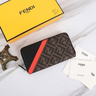 フェンディ FF ロゴ ウォレット 長財布 本物 ジップ レザー fer58109 フェンディ FF ロゴ ウォレット 長財布 本物 ジップ レザー fer58109