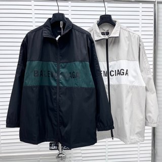 バレンシアガ 本物 メッシュ裏地付 ナイロンxデニムジャケット 2色 bav64791 バレンシアガ 本物 メッシュ裏地付 ナイロンxデニムジャケット 2色 bav64791