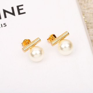 セリーヌ 人気 パール ピアス 本物 2色 Cem87807