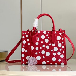 LV × YK オンザゴー PM 本物 ルイヴィトン × 草間彌生 広瀬すずさん爱用 M46412 LV × YK オンザゴー PM 本物 ルイヴィトン × 草間彌生 広瀬すずさん爱用 M46412
