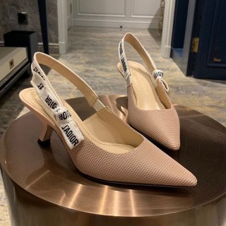 《大人気》ジャディオール スリングバックパンプス 本物★ヒール6.5cm ブラウン テクニカルファブリック dep24544 《大人気》ジャディオール スリングバックパンプス 本物★ヒール6.5cm ブラウン テクニカルファブリック dep24544