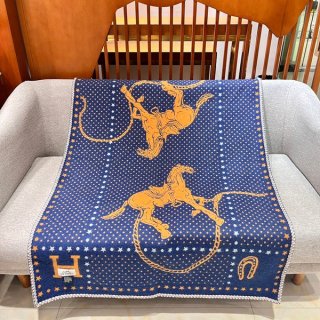 どこでも温かく エルメス 本物 ウール&カシミア ブランケット ero32179 どこでも温かく エルメス 本物 ウール&カシミア ブランケット ero32179