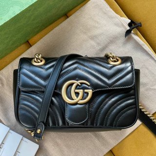 ☆超人気☆グッチ〔GGマーモント 本物〕キルティング スモール ショルダーバッグ gum90692 ☆超人気☆グッチ〔GGマーモント 本物〕キルティング スモール ショルダーバッグ gum90692