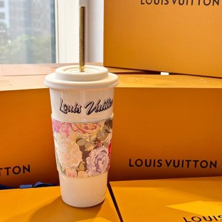 ★磁器製タンブラー★【ルイヴィトン 本物】カップ LV タペストリー GI0801 ★磁器製タンブラー★【ルイヴィトン 本物】カップ LV タペストリー GI0801