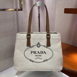 ギフトに最適 プラダ LINEN BLEND トート バッグ 本物 pur48086 ギフトに最適 プラダ LINEN BLEND トート バッグ 本物 pur48086