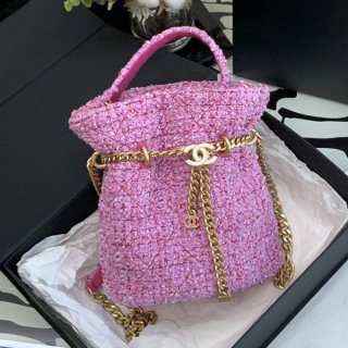 【春っぽ大人フェミニン】シャネル ハンドバッグ コピー ピンクバケツ shi12004 【春っぽ大人フェミニン】シャネル ハンドバッグ コピー ピンクバケツ shi12004