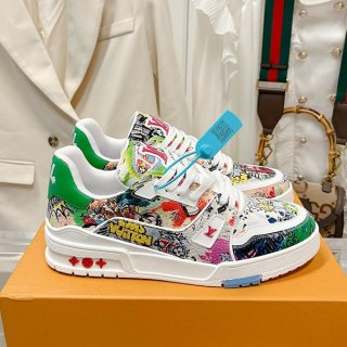 即発送ルイヴィトン LV トレイナー ライン スニーカー 本物 キャンバス 1AB9XL 即発送ルイヴィトン LV トレイナー ライン スニーカー 本物 キャンバス 1AB9XL