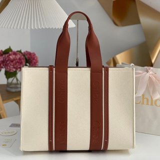 ★日本!!人気!クロエ ウッディ 本物 ミディアム キャンバストートバッグ chq88771 ★日本!!人気!クロエ ウッディ 本物 ミディアム キャンバストートバッグ chq88771