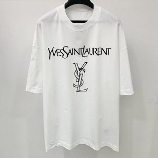 希少 サンローラン コットンジャージーTシャツ Sah65846 希少 サンローラン コットンジャージーTシャツ Sah65846