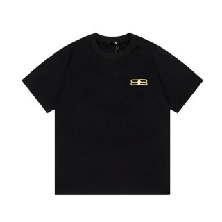 バレンシアガ BBロゴ プリント 半袖 Tシャツ 本物 bab50960 バレンシアガ BBロゴ プリント 半袖 Tシャツ 本物 bab50960