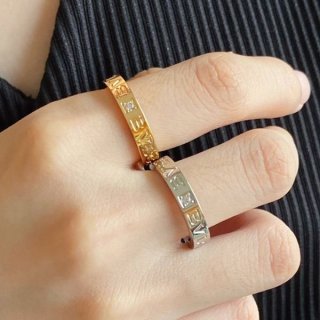 争奪戦ブルガリ ブルガリ 本物 ダブルロゴ リング 2色 339981 争奪戦ブルガリ ブルガリ 本物 ダブルロゴ リング 2色 339981