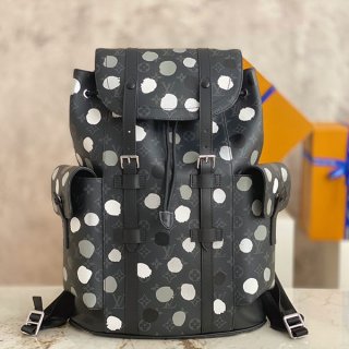 ルイヴィトン × 草間彌生 本物 LV × YK クリストファー MM M46403 ルイヴィトン × 草間彌生 本物 LV × YK クリストファー MM M46403