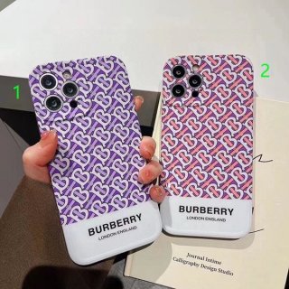 希少【お洒落★】バーバリー iPhone 12/13Proケース 本物 Bao86867