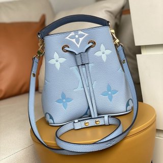 ★21SS新作ルイヴィトン ネオノエBB 本物 ショルダーバッグ★モノグラム ブルー M45709 ★21SS新作ルイヴィトン ネオノエBB 本物 ショルダーバッグ★モノグラム ブルー M45709