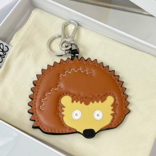 お洒落で可愛い ロエベ Hedgehog Charm キーホルダー 本物 lob47393 お洒落で可愛い ロエベ Hedgehog Charm キーホルダー 本物 lob47393