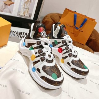 【ルイヴィトン×草間彌生 本物】LV アークライトライン スニーカー 1AB9RC 【ルイヴィトン×草間彌生 本物】LV アークライトライン スニーカー 1AB9RC