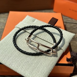 一目惚れエルメス ブレスレット 本物ブラック 男女OK erz34991 一目惚れエルメス ブレスレット 本物ブラック 男女OK erz34991