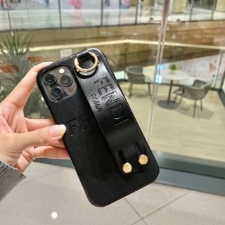 希少 フェンディ カーフレザースマホケース 本物iPhone14Pro/14ProMax fes13402