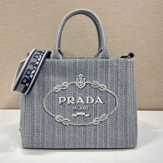 秋冬大セールプラダ デニム ファブリック 2WAYハンドバッグ 本物 pux72519 秋冬大セールプラダ デニム ファブリック 2WAYハンドバッグ 本物 pux72519