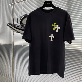 クロムハーツ セメタリークロスロゴTシャツ コピー Kui88804 クロムハーツ セメタリークロスロゴTシャツ コピー Kui88804