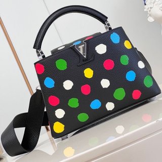 目を惹くカラールイヴィトン LV×YK カプシーヌ BB コピー ハンドバッグ ブラック vux76168 目を惹くカラールイヴィトン LV×YK カプシーヌ BB コピー ハンドバッグ ブラック vux76168