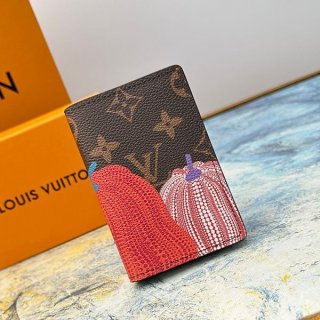 すぐ届【草間彌生コラボ】ルイヴィトン 折り畳み財布 本物★二つ折り M81969 すぐ届【草間彌生コラボ】ルイヴィトン 折り畳み財布 本物★二つ折り M81969
