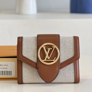 稀少ルイヴィトン ポルトフォイユLV ポンヌフ コンパクト 本物 折りたたみ財布 M81393 稀少ルイヴィトン ポルトフォイユLV ポンヌフ コンパクト 本物 折りたたみ財布 M81393