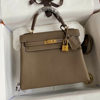 ☆超人気☆エルメス ケリー 本物 25cm 内縫い タッチ ゴールド金具 erx35622