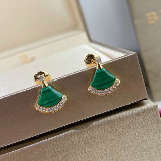 入手困難品！ブルガリ 本物18Kイエローゴールド ダイヤ ピアス3色 Bue22261