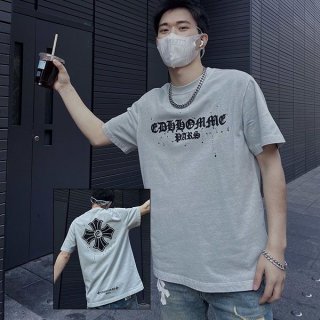 ★日本!!人気!クロムハーツ 本物 Tシャツ CHプラス グレー メンズ Kuv15070 ★日本!!人気!クロムハーツ 本物 Tシャツ CHプラス グレー メンズ Kuv15070
