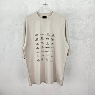 【バレンシアガ 本物】ARCHIVES LOGOS Tシャツ オーバーサイズ 2色 712398TNVQ79784 【バレンシアガ 本物】ARCHIVES LOGOS Tシャツ オーバーサイズ 2色 712398TNVQ79784