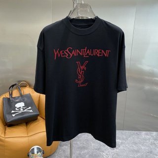 追跡付サンローラン リバースロゴ 半袖Tシャツ 本物 Saj76425 追跡付サンローラン リバースロゴ 半袖Tシャツ 本物 Saj76425