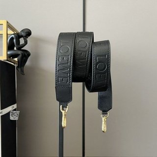 ロエベ ストラップ 本物 サテンカーフ ロゴ型押し loo70530