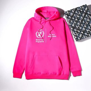 バレンシアガ コピー WFP フーディ ピンク パーカー bak63653 バレンシアガ コピー WFP フーディ ピンク パーカー bak63653
