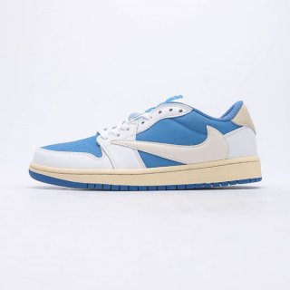トラヴィススコット 本物 × フラグメント × ナイキ エアジョーダン1 ロー OG "UNC" nag62552 トラヴィススコット 本物 × フラグメント × ナイキ エアジョーダン1 ロー OG "UNC" nag62552