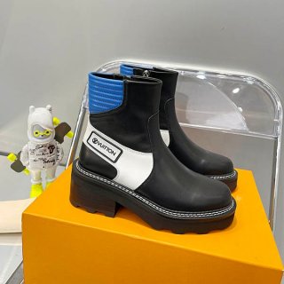定番 ルイヴィトン カラーブロック厚底チェルシーブーツ 本物 vum33929 定番 ルイヴィトン カラーブロック厚底チェルシーブーツ 本物 vum33929