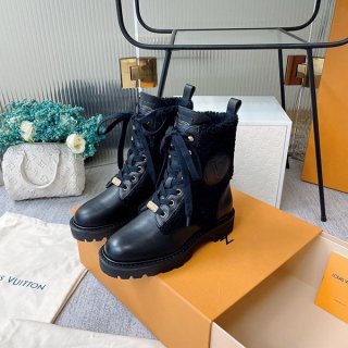 注目度抜群！ルイヴィトン ウールブーツ 本物 dew73143