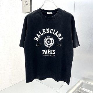 n級 おすすめバレンシアガ クラウン ロゴ プリント Tシャツ 本物 bah90125 n級 おすすめバレンシアガ クラウン ロゴ プリント Tシャツ 本物 bah90125