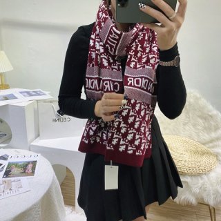 ディオール カシミア100% オブリーク スカーフ マフラー 本物 ded04015 ディオール カシミア100% オブリーク スカーフ マフラー 本物 ded04015
