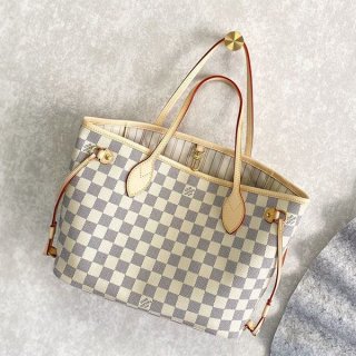 一目惚れルイヴィトン ダミエアズール ネヴァーフルPM 本物 N41362 一目惚れルイヴィトン ダミエアズール ネヴァーフルPM 本物 N41362