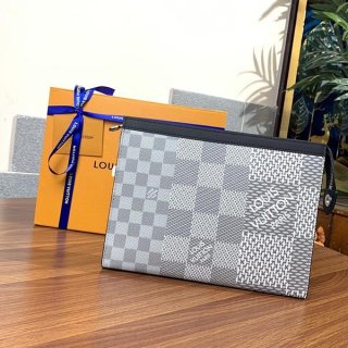 ルイヴィトン クラッチバッグ 本物 ダミエ グラフィット ポシェット ヴォワヤージュ N60443 ルイヴィトン クラッチバッグ 本物 ダミエ グラフィット ポシェット ヴォワヤージュ N60443