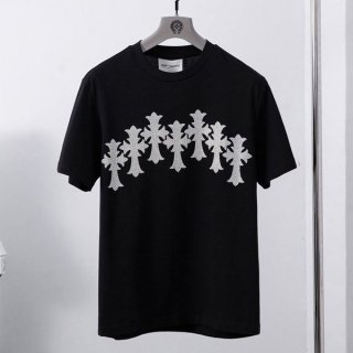 稀少 クロムハーツ Tシャツ パロディ ユニセックス Kuw41523 稀少 クロムハーツ Tシャツ パロディ ユニセックス Kuw41523