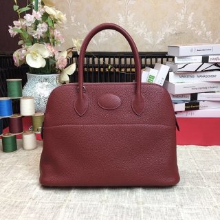 定番 エルメス ボリード31 本物 エトープ シルバー金具 ero80369