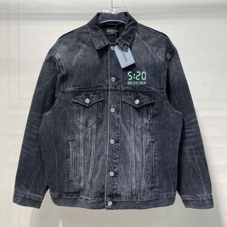 バレンシアガ ロゴ 520 シリーズ デニムジャケット コピー bam52898 バレンシアガ ロゴ 520 シリーズ デニムジャケット コピー bam52898